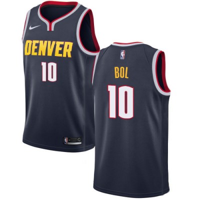 Nike Denver Nuggets #10 Bol Bol Navy Youth NBA Swingman Icon Edition Jersey